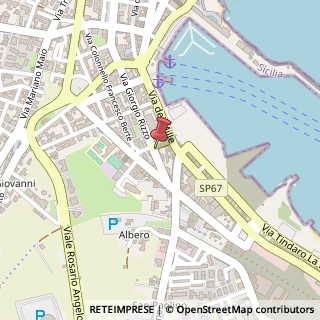 Mappa Via Giorgio Rizzo, 127, 98057 Milazzo, Messina (Sicilia)