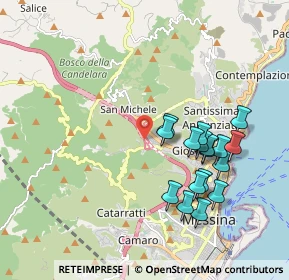 Mappa Messina - Palermo, 98152 Messina ME, Italia (2.08765)