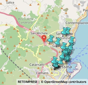 Mappa Messina - Palermo, 98152 Messina ME, Italia (2.4545)