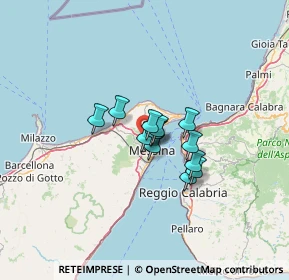 Mappa Messina - Palermo, 98152 Messina ME, Italia (7.94692)