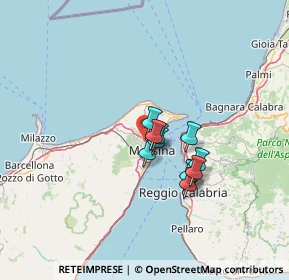 Mappa Messina - Palermo, 98152 Messina ME, Italia (9.87364)