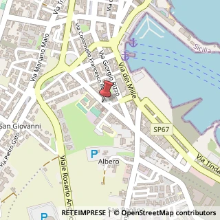 Mappa Via magistri colonnello f. 62, 98057 Milazzo, Messina (Sicilia)