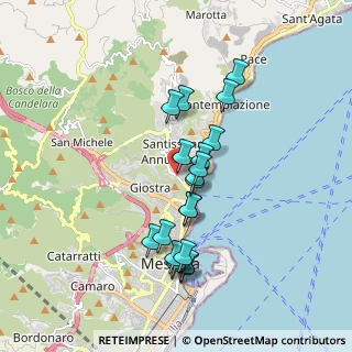 Mappa Via Torrente San Licandro, 98168 Messina ME, Italia (1.783)