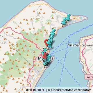 Mappa Via Torrente San Licandro, 98168 Messina ME, Italia (3.004)