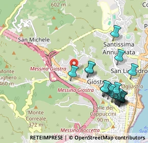Mappa Cooperative Edilizie, 98121 Messina ME, Italia (1.293)