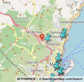 Mappa Via Canope, 98152 Messina ME, Italia (3.09)