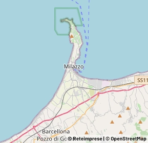 Mappa 98057 San Filippo Del Mela ME, Italia (3.6905)