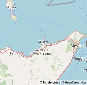 Mappa 98057 San Filippo Del Mela ME, Italia (9.83154)
