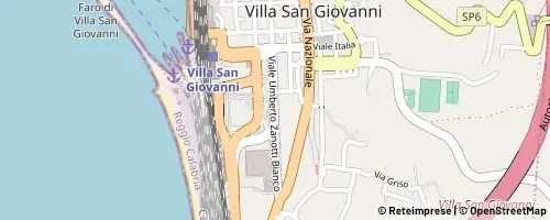 Mappa Villa San Giovanni