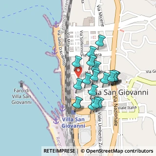 Mappa Via Stazione Vecchia, 89018 Villa San Giovanni RC, Italia (0.208)