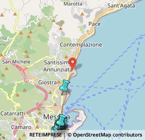Mappa Via 153 D, 98121 Messina ME, Italia (3.78462)
