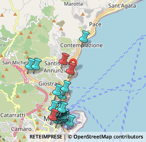 Mappa Via 153 D, 98121 Messina ME, Italia (2.5895)