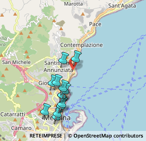 Mappa Via 153 D, 98121 Messina ME, Italia (2.10538)