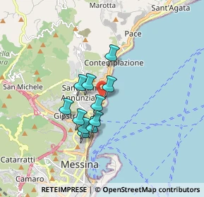 Mappa Via 153 D, 98121 Messina ME, Italia (1.38818)