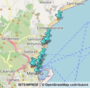 Mappa Via 153 D, 98121 Messina ME, Italia (1.79636)