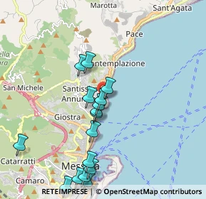 Mappa Via 153 D, 98121 Messina ME, Italia (2.275)