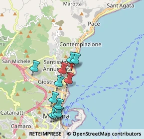 Mappa Via 153 D, 98121 Messina ME, Italia (1.98909)