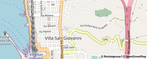 Mappa Villa San Giovanni