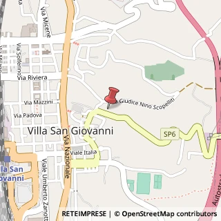 Mappa Via Roma, 81, 89018 Villa San Giovanni, Reggio di Calabria (Calabria)