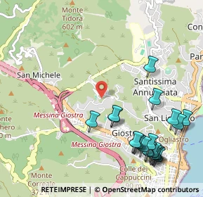 Mappa Salita Tre Monti, 98152 Messina ME, Italia (1.4505)