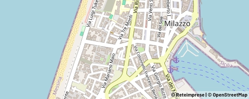 Mappa Milazzo