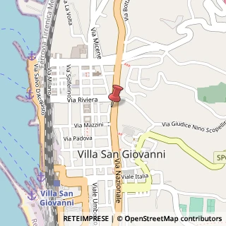 Mappa Via Nazionale Bolano, 512, 89018 Villa San Giovanni, Reggio di Calabria (Calabria)