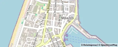Mappa Milazzo