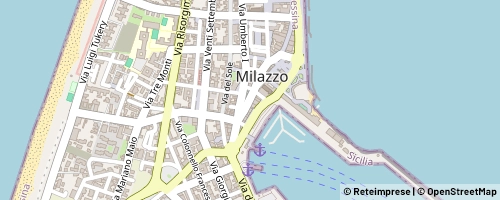 Mappa Milazzo