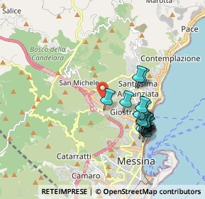 Mappa Via S. Jachiddu, 98152 Messina ME, Italia (1.91529)