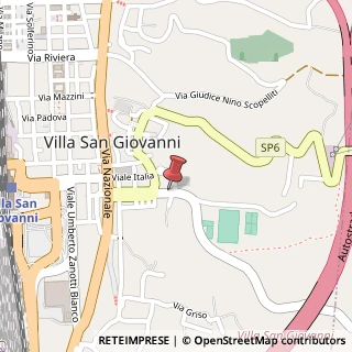 Mappa Via lupina, 89018 Villa San Giovanni, Reggio di Calabria (Calabria)