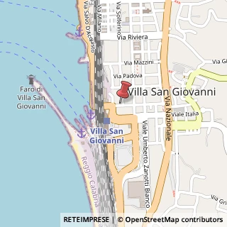 Mappa Via Giuseppe Garibaldi, 86, 89018 Villa San Giovanni, Reggio di Calabria (Calabria)