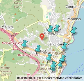 Mappa 32 Palazzina F Complesso `Città Giardino`, 98152 Messina ME, Italia (1.25)