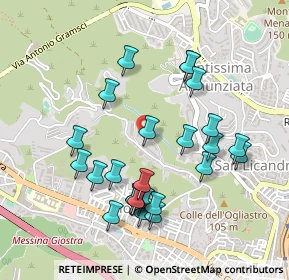 Mappa 32 Palazzina F Complesso `Città Giardino`, 98152 Messina ME, Italia (0.54615)