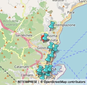 Mappa 32 Palazzina F Complesso `Città Giardino`, 98152 Messina ME, Italia (2.39167)