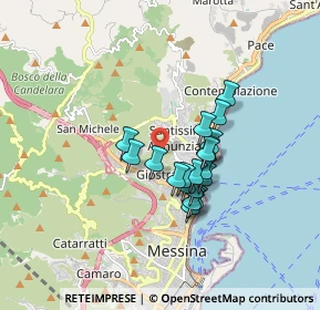 Mappa 32 Palazzina F Complesso `Città Giardino`, 98152 Messina ME, Italia (1.40526)