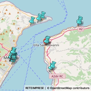 Mappa Viale Italia, 89018 Villa San Giovanni RC, Italia (6.49)