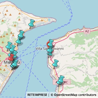 Mappa Via Siena, 89018 Villa San Giovanni RC, Italia (6.292)