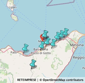 Mappa Via Onorevole Martino, 98051 Barcellona Pozzo di Gotto ME, Italia (12.28)