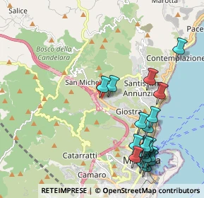 Mappa Viale Giostra, 98152 Messina ME, Italia (2.732)