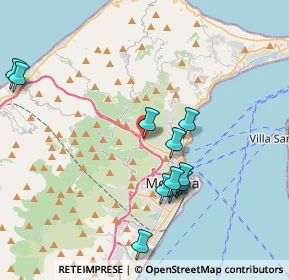 Mappa Viale Giostra, 98152 Messina ME, Italia (4.39636)