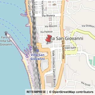 Mappa Via Giuseppe Garibaldi, 53, 89018 Villa San Giovanni, Reggio di Calabria (Calabria)