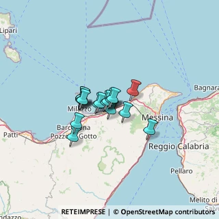 Mappa Via Nazionale, 98040 Venetico ME, Italia (8.07588)