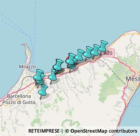 Mappa 98040 Venetico ME, Italia (5.34067)