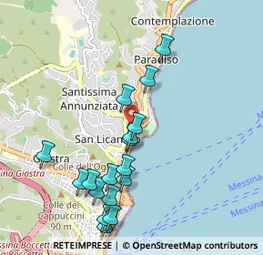 Mappa Via Principessa Maria, 98121 Messina ME, Italia (1.13294)