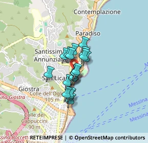 Mappa Via Principessa Maria, 98121 Messina ME, Italia (0.5265)