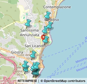 Mappa Via Principessa Maria, 98121 Messina ME, Italia (1.32733)