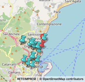 Mappa Via Principessa Maria, 98121 Messina ME, Italia (1.87882)