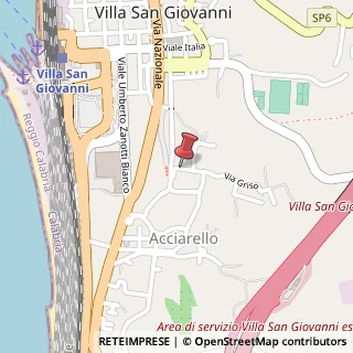 Mappa Via Griso, 2, 89018 Villa San Giovanni, Reggio di Calabria (Calabria)