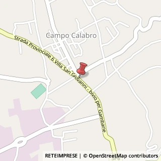 Mappa Via Risorgimento, 97, 89052 Campo Calabro, Reggio di Calabria (Calabria)