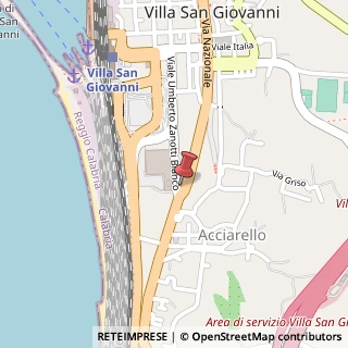 Mappa Viale Umberto Zanotti Bianco, 46, 89018 Villa San Giovanni, Reggio di Calabria (Calabria)